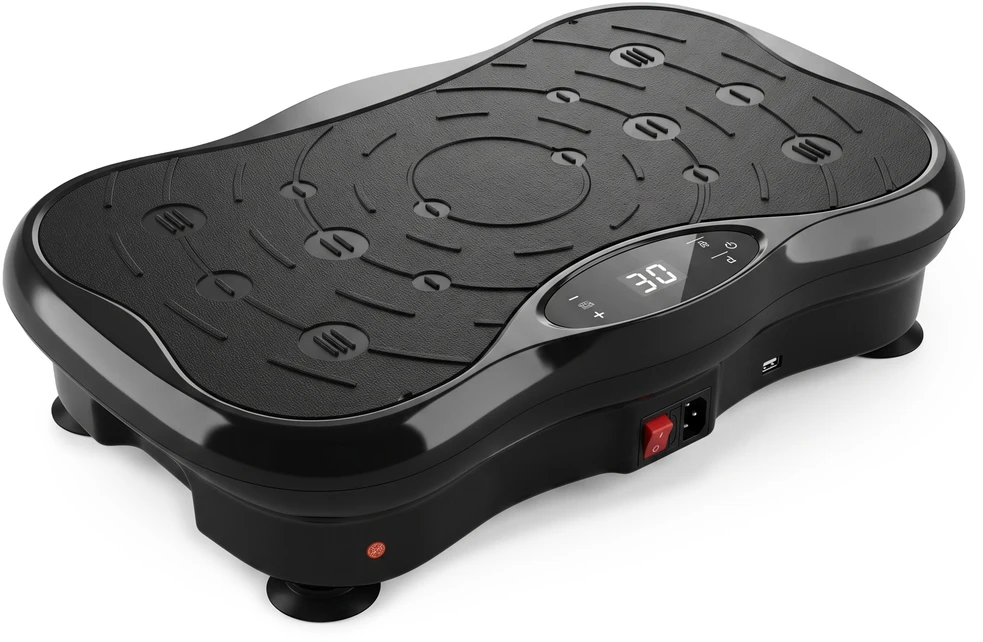 Extralink Moonwalk Spin Move Platofrma Wibracyjna do Ćwiczeń Fitness 200W juoda