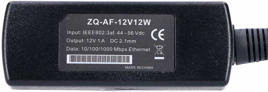 Extralink | DC-DC keitiklis | 48V-12V 1A, Gigabit PoE