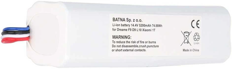 ExtraLink Bateria Dreame do odkurzacza F9/D9/D9 PRO/D9 Max/L10 Pro Robot/Xiaomi 1T 14.4V 5200mAh (EX.22912)