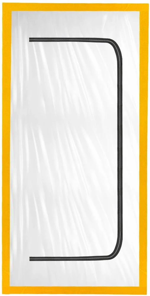 Extralink Dustproof renovation door XXL, dust curtain, 230x135, door