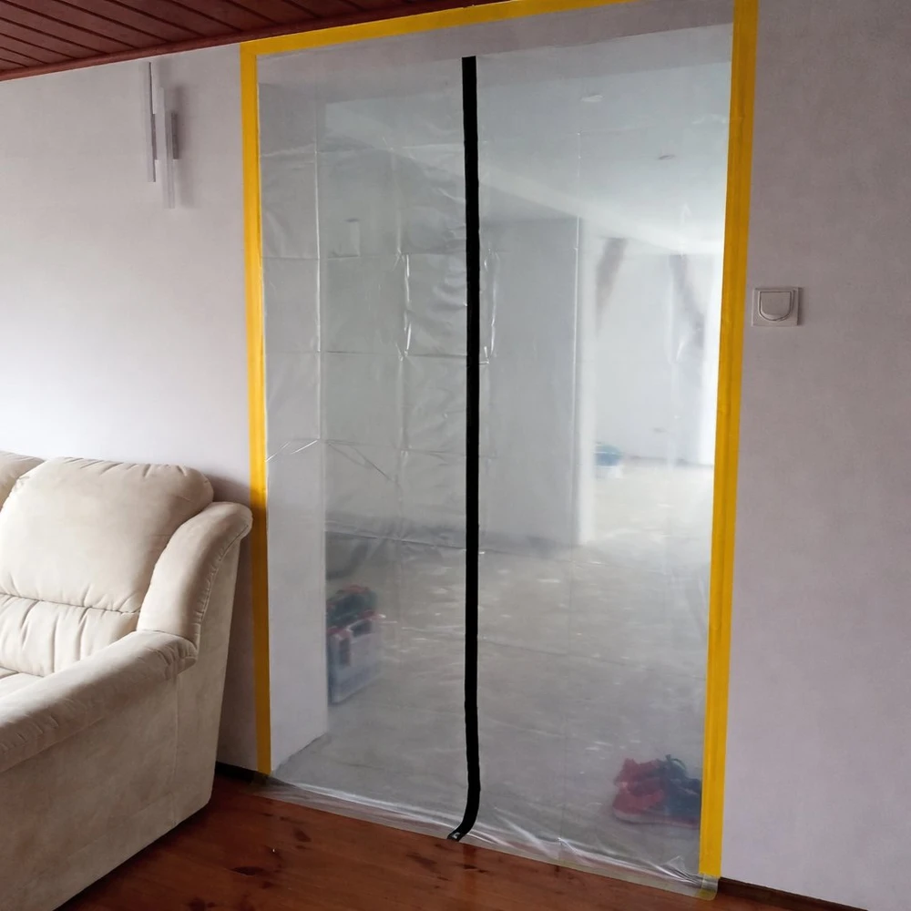Extralink Renovacijos dulkių durelės, dulkių užuolaida, 220x110, tiesios