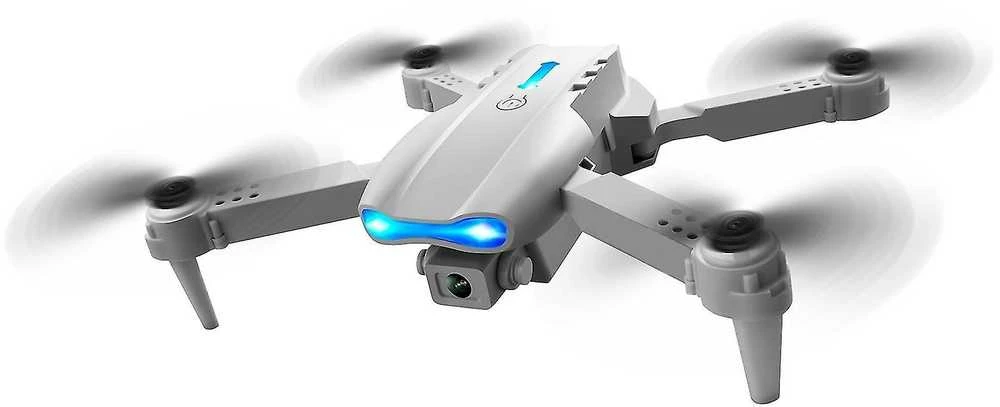 Dronas Ekstralink E99 Pro su 3 baterijomis ir dėklu, pilkas