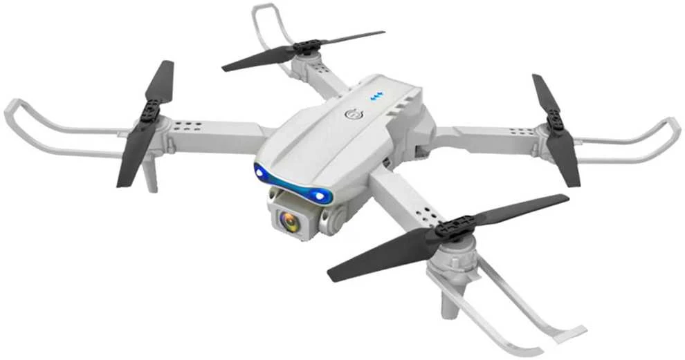 Dronas Ekstralink E99 Pro su 3 baterijomis ir dėklu, pilkas