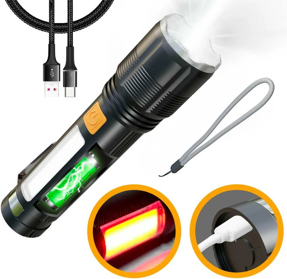 „Extralink EFL-1138 Wili“ LED žibintuvėlis, su įmontuota baterija, 700 lm