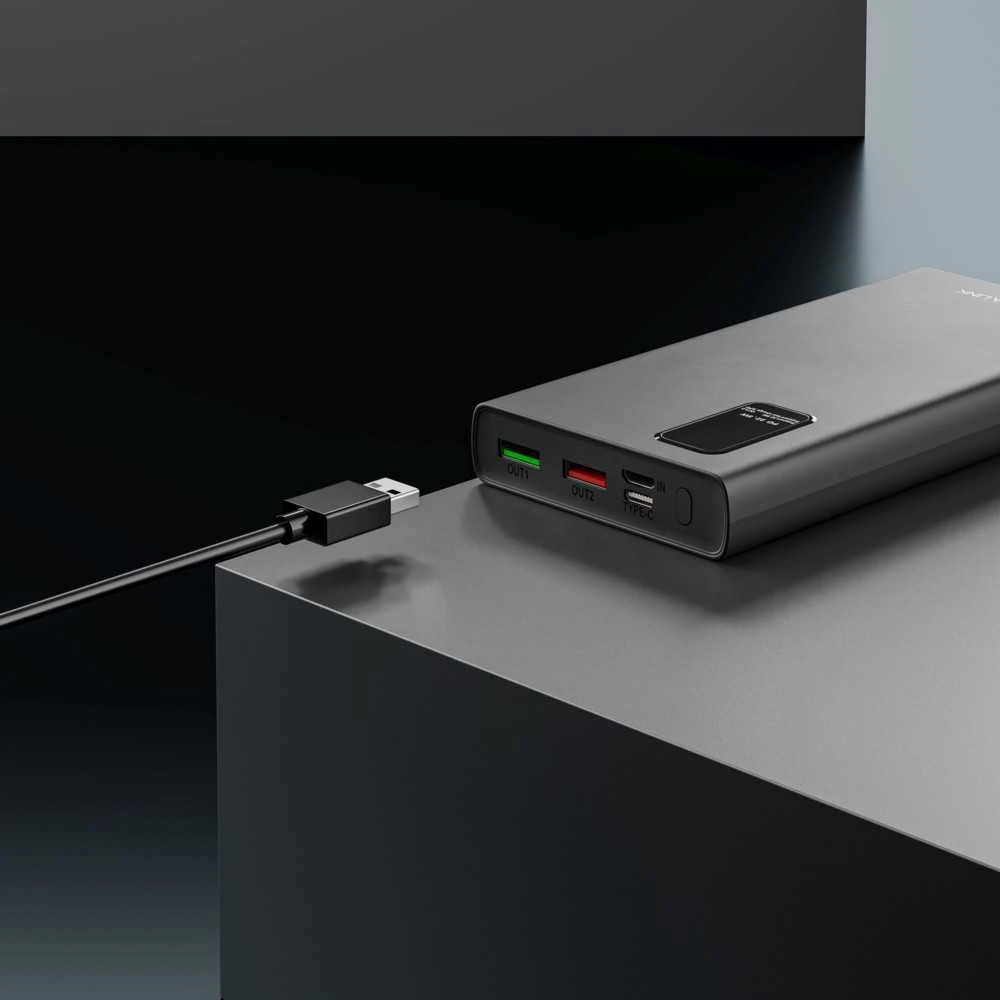 Atsarginis maitinimo šaltinis ("Power Bank") Powerbankas Extralink EPB-067B 10000mAh, juodas