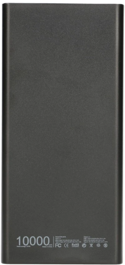 Atsarginis maitinimo šaltinis ("Power Bank") Powerbankas Extralink EPB-067B 10000mAh, juodas