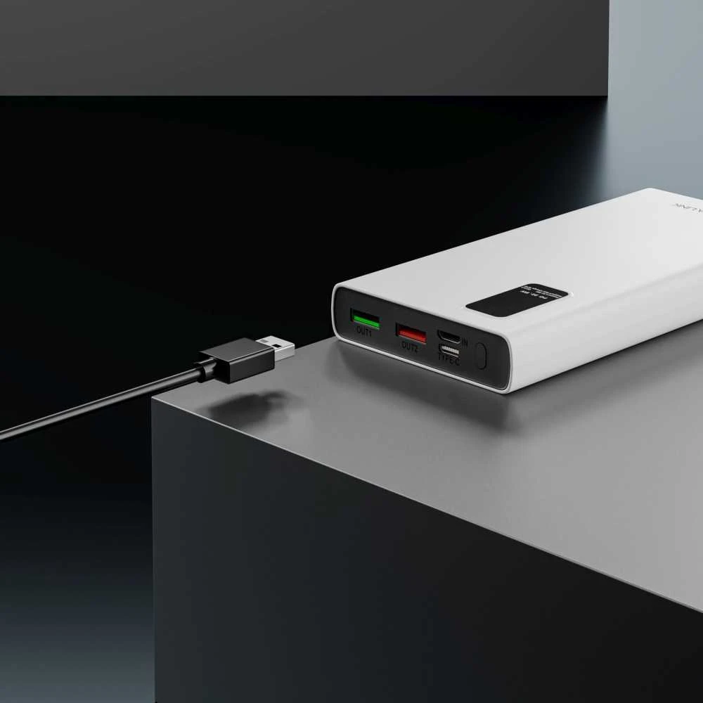 Extralink powerbank EPB-067B 10000mAh greito įkrovimo balta