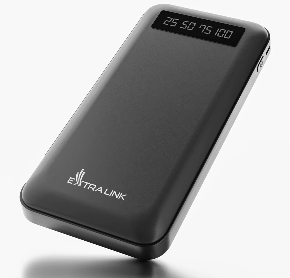 Extralink EPB-083 10000mAh Juodas | Powerbank | Power bank, USB-C
