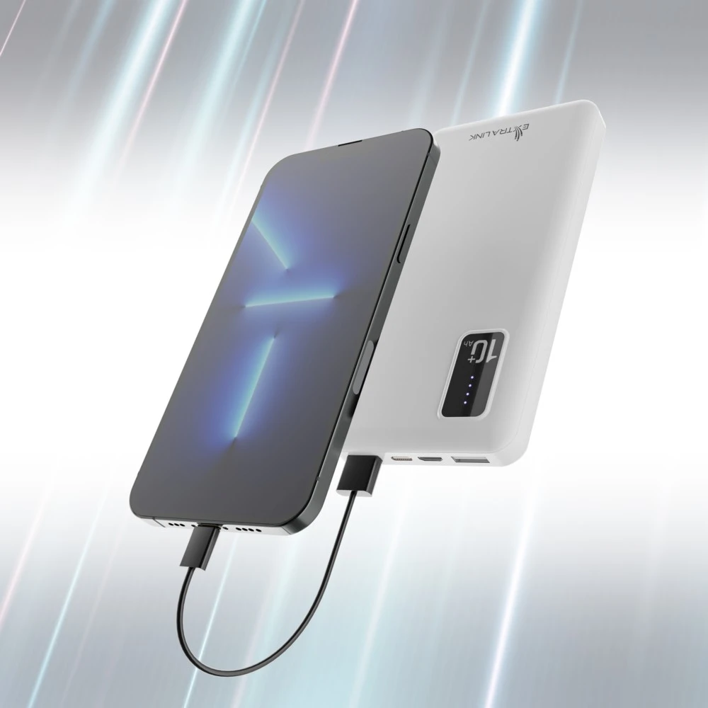 Atsarginis maitinimo šaltinis ("Power Bank") Atsarginis maitinimo šaltinis ("Power Bank") Extralink EPB-098W 10000mAh 5V