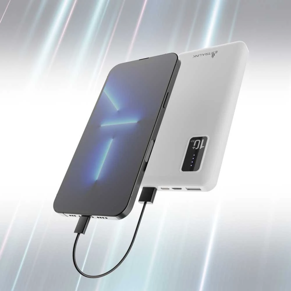 Atsarginis maitinimo šaltinis ("Power Bank") Atsarginis maitinimo šaltinis ("Power Bank") Extralink EPB-098W 10000mAh 5V