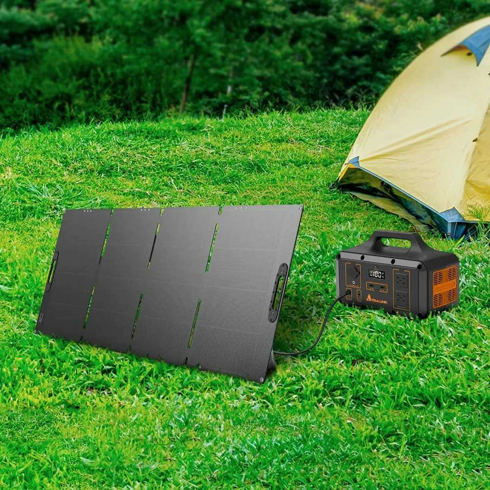 Sulankstoma saulės baterija Extralink EPS-120W įkrovimo stotelėms