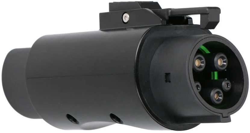 Extralink EV įkrovimo adapteris 2 tipo ES į 1 tipo JAV | Elektromobilių įkrovimo adapteris | 32A 7,4 kW