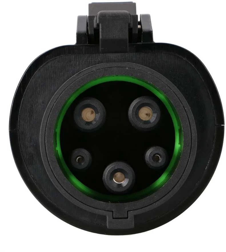 Extralink EV įkrovimo adapteris 2 tipo ES į 1 tipo JAV | Elektromobilių įkrovimo adapteris | 32A 7,4 kW