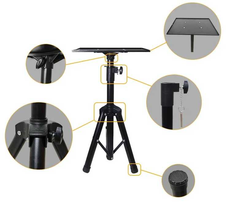 Projektorius EXTRALINK FLOOR STAND BRACKET WITH TRAY FOR PROJECTORS, PFS-001