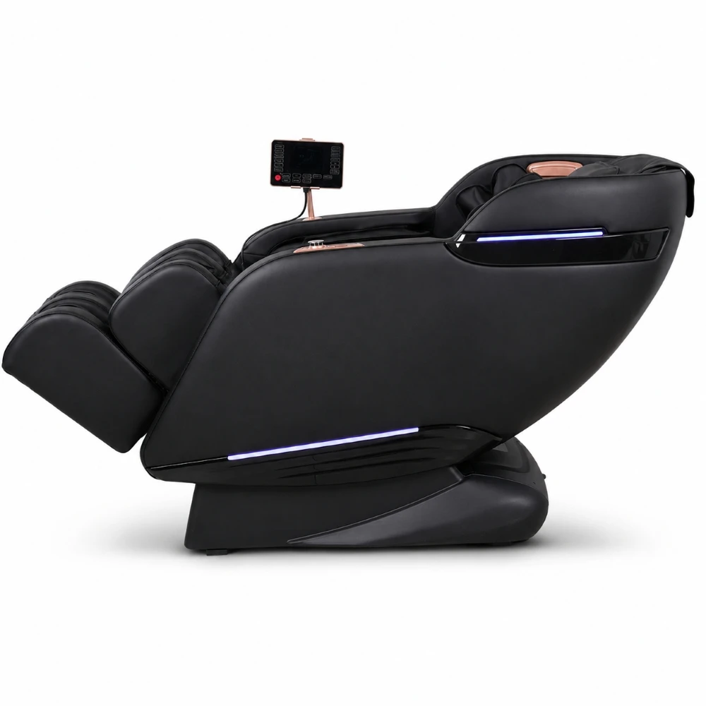 EXTRALINK FOTEL MASUJĄCY 3D ZERO GRAVITY JUODA-Sidabrinis
