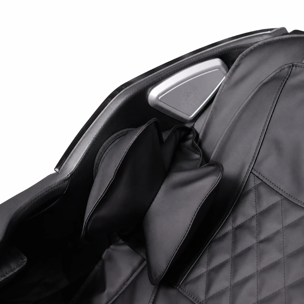 EXTRALINK FOTEL MASUJĄCY 3D ZERO GRAVITY JUODA-Auksinė