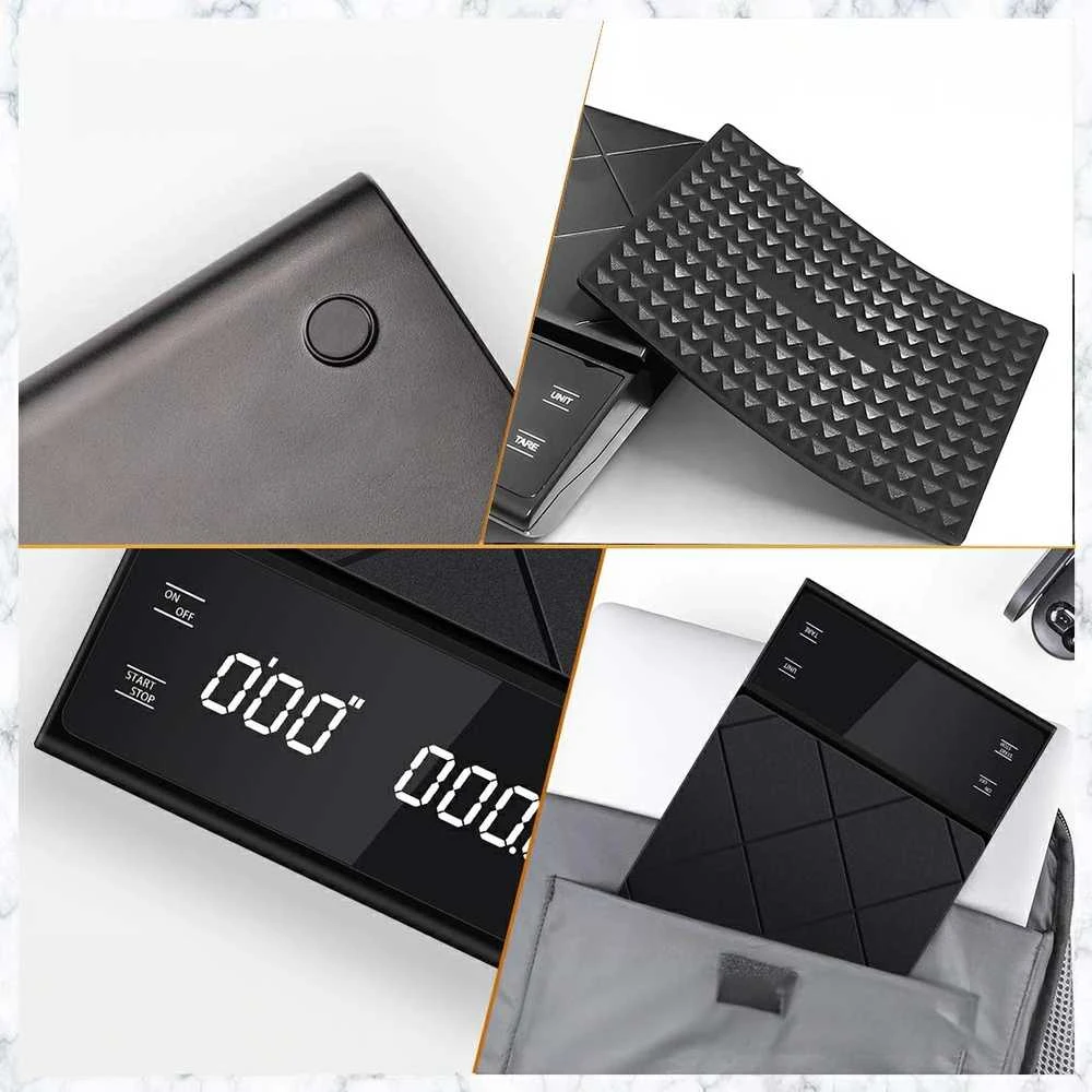 Virtuvinės svarstyklės Extralink Home C1 | Svarstyklės do kawy | 3000g/0.1g