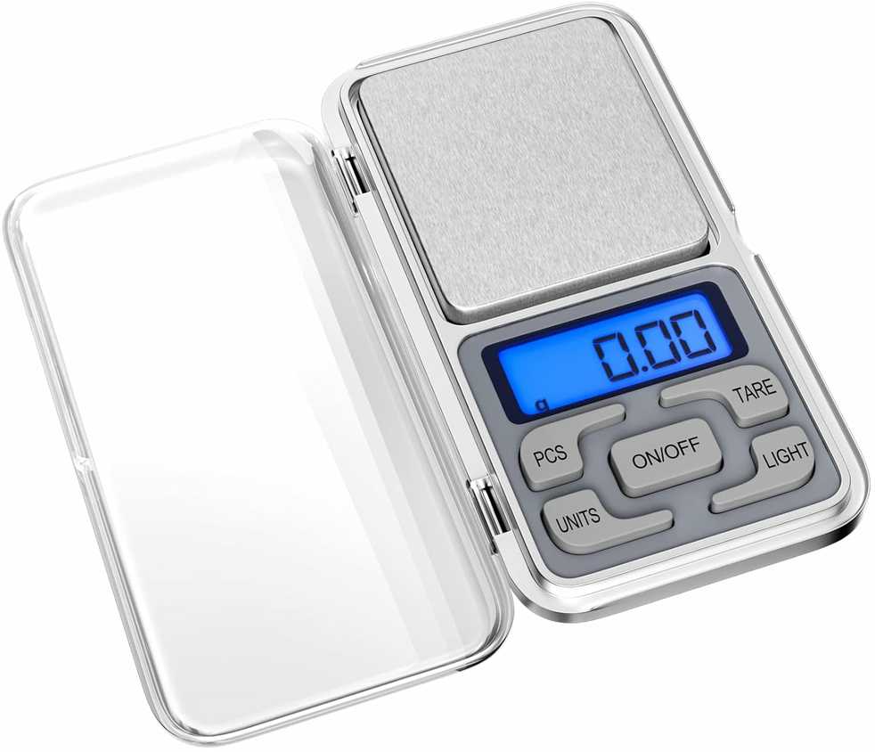 Virtuvinės svarstyklės Extralink Home P10 | Juvelyrikos svarstyklės | 100 g / 0,01 g