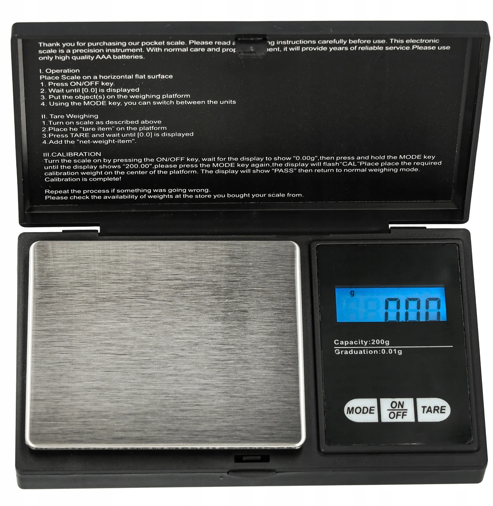 Virtuvinės svarstyklės Extralink Pradžia P13 | Juvelyrikos svarstyklės | 100g/0.01g