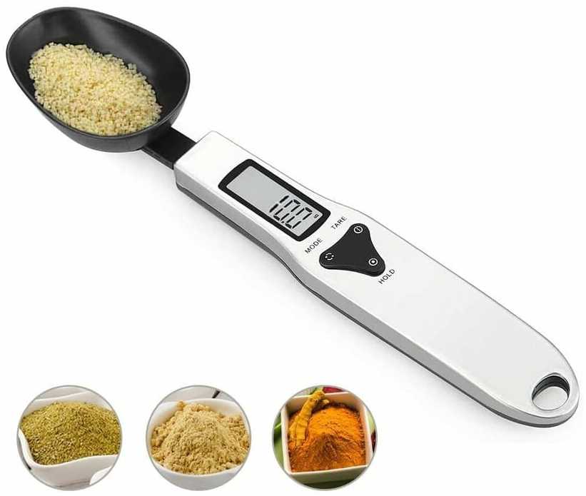 Virtuvinės svarstyklės „Extralink Home S1“ šaukšto formos svarstyklės, 500g / 0,1 g