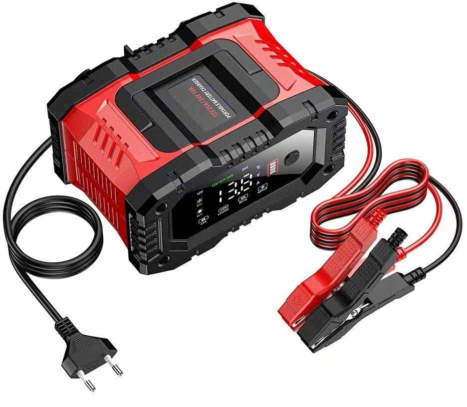 Inteligentny prostownik automobilinis EXTRALINK EX.98215 su trybem naprawy AGM 12V 24V 20A