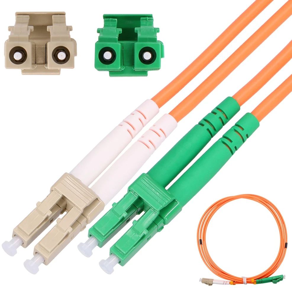 „Extralink“ jungiamasis laidas LC/UPC-LC/APC, daugiamodis, OM2, dvipusis, 3 mm, 2 m