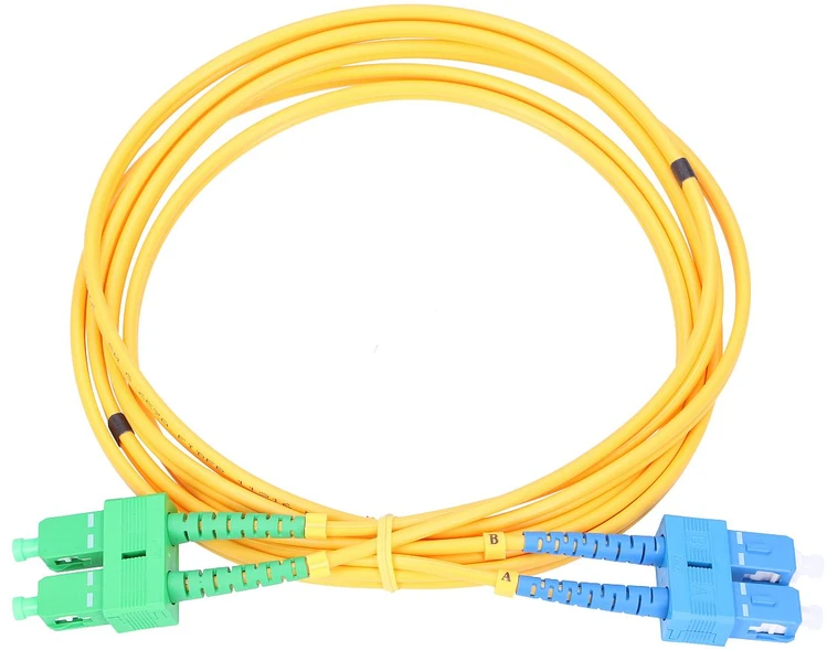 „Extralink“ jungiamasis laidas SC/UPC-SC/APC, PVC, vienmodis, dvipusis, G652D, 3 mm, 5 m