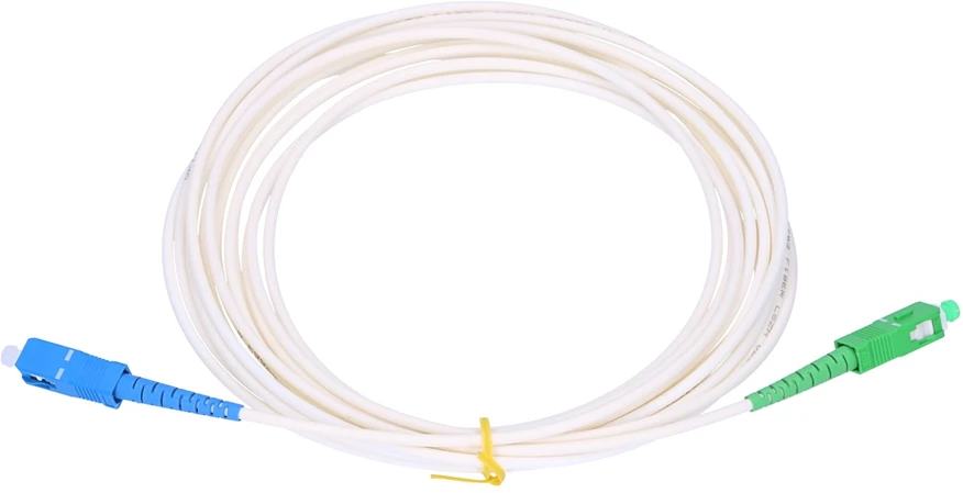 „Extralink“ jungiamasis laidas SC/UPC-SC/APC, LSZH, vienmodis, simpleksas, G.657B3, 3 mm, „Easy Flex“, 15 m
