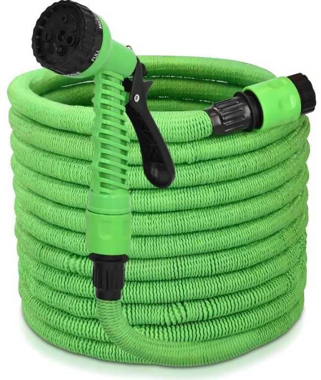 Extralink Juodas FOREST sodo žarna ROZCIĄGLIWY ELASTYCZNY PISTOLET 1/2 5-15m