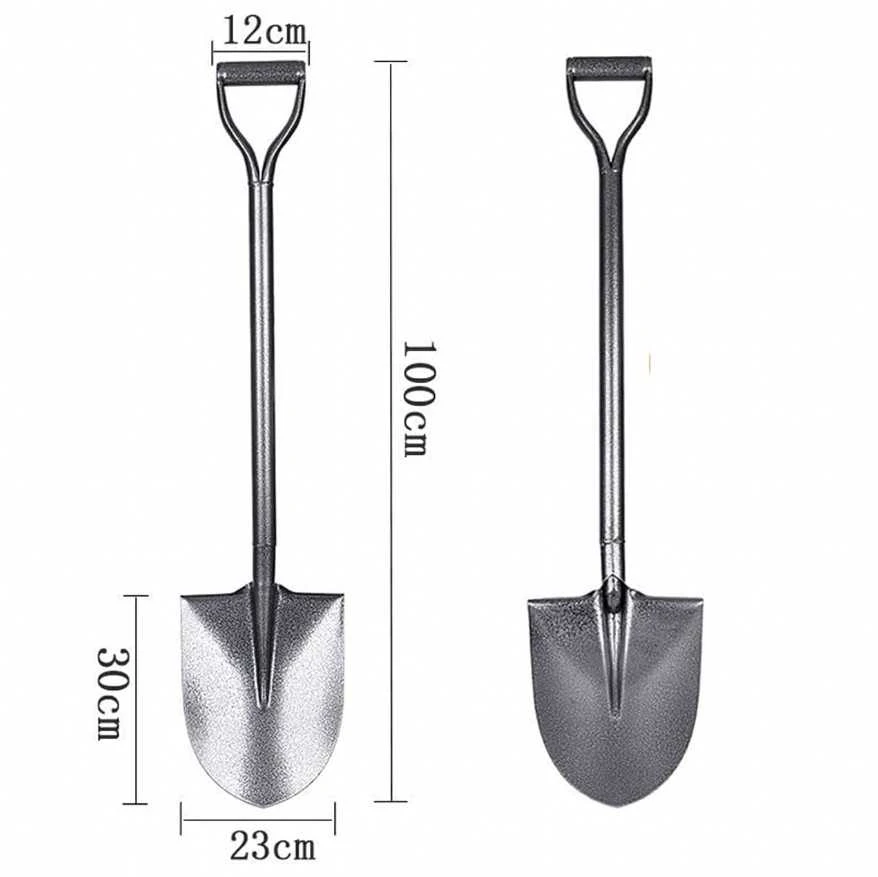 Extralink Juodas FOREST SZPADEL METALOWY ŁOPATA OGRODOWA PROSTA 100CM