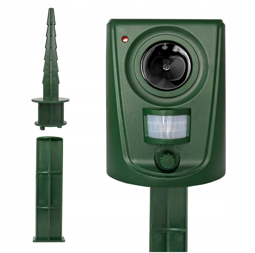 Extralink Juodas Forest, Ultrasonic animal repeller, with motion sensor, 62m2, waterproof