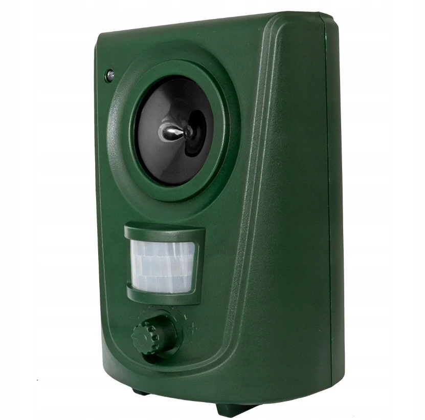 Extralink Juodas Forest, Ultrasonic animal repeller, with motion sensor, 62m2, waterproof