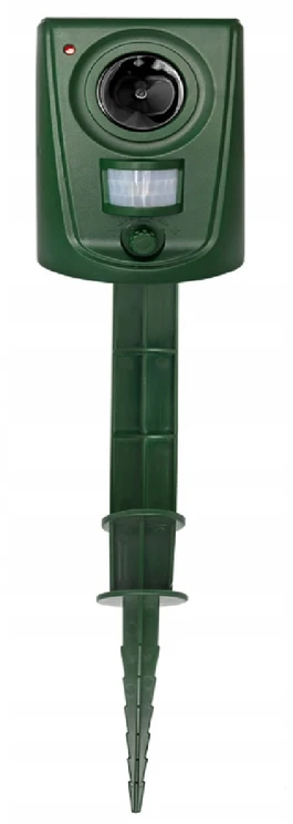 Extralink Juodas Forest, Ultrasonic animal repeller, with motion sensor, 62m2, waterproof