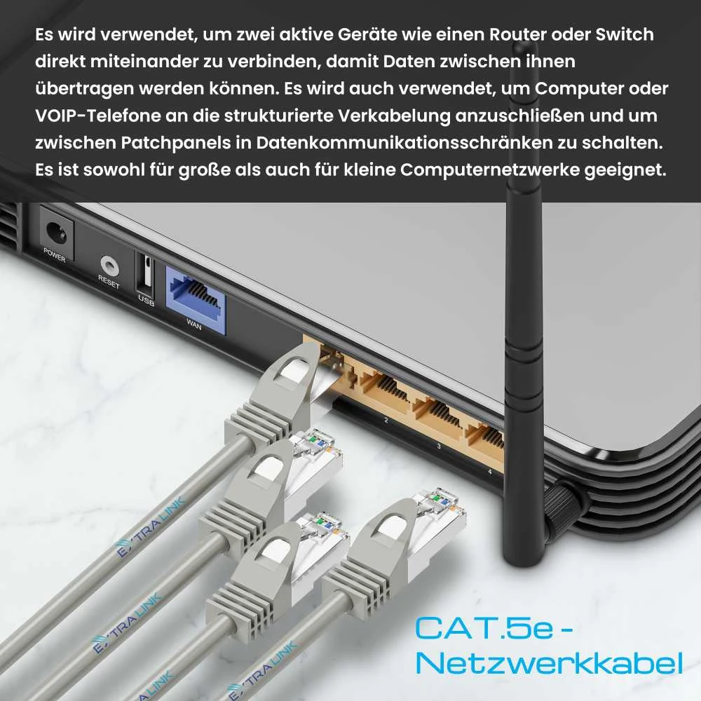 Extralink Kat.5e UTP 10m | Miedź