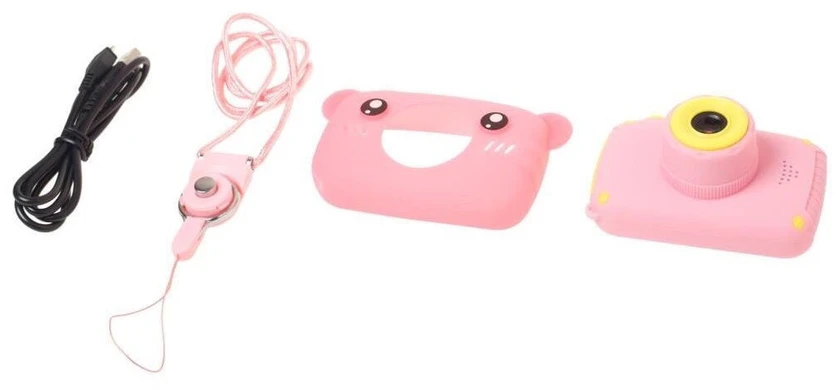 Extralink kids camera h25 pink