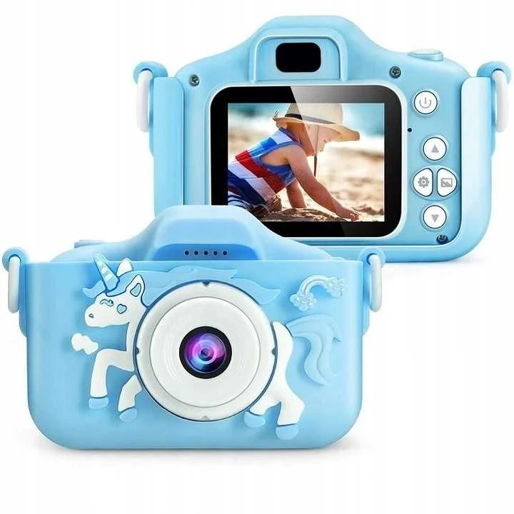 Extralink Kids Camera H29 Single Mėlyna | Skaitmeninis fotoaparatas | 1080P 30 kadrų per sekundę, 2,0 colių ekranas