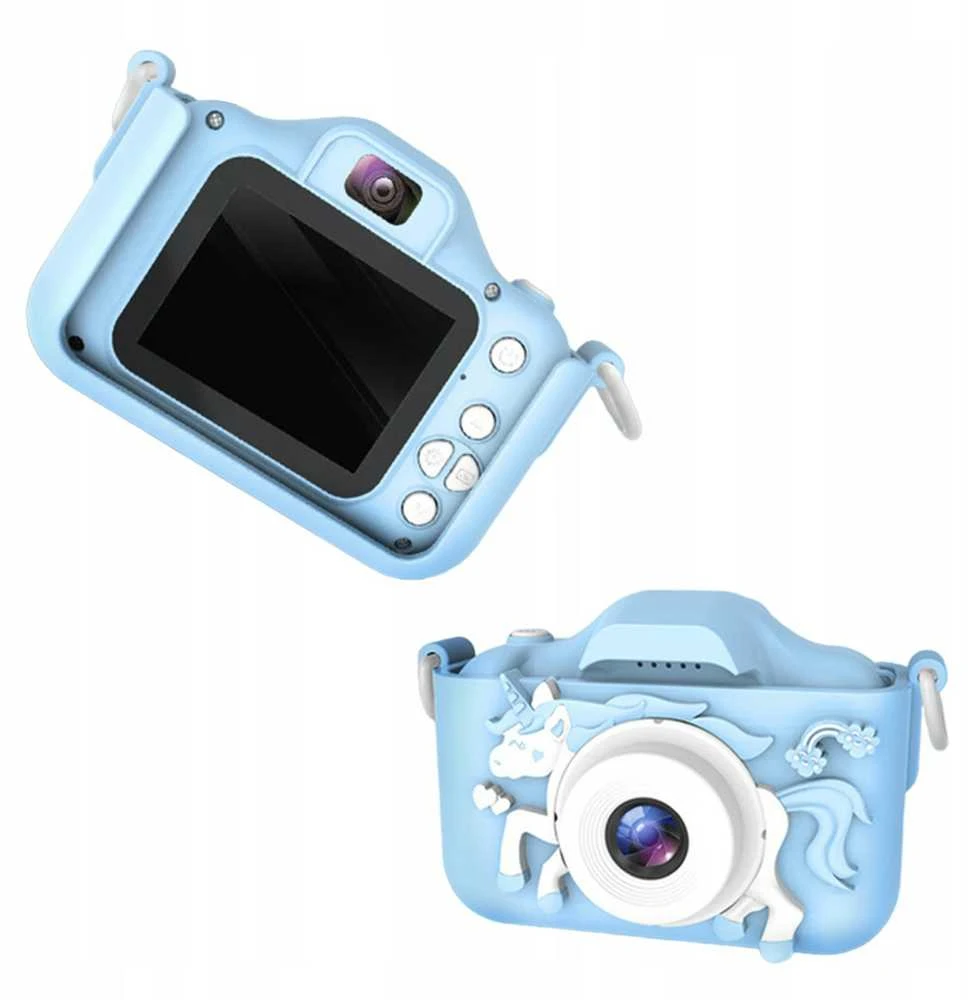 Extralink Kids Camera H29 Single Mėlyna | Skaitmeninis fotoaparatas | 1080P 30 kadrų per sekundę, 2,0 colių ekranas