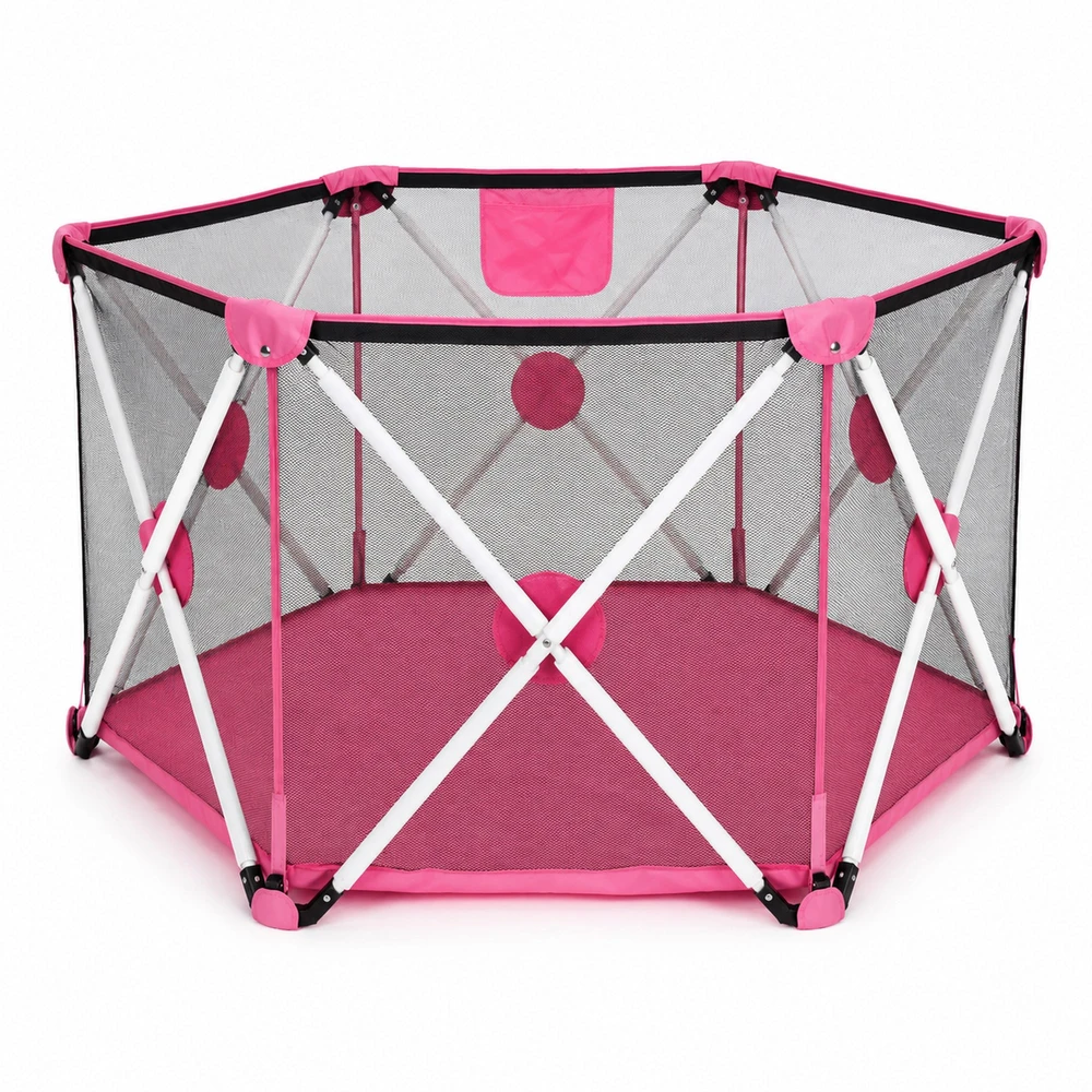 Extralink Kids, sulankstomas žaidimų aptvaras, sausas kamuoliukų baseinas vaikams 120x68cm didelis k-462