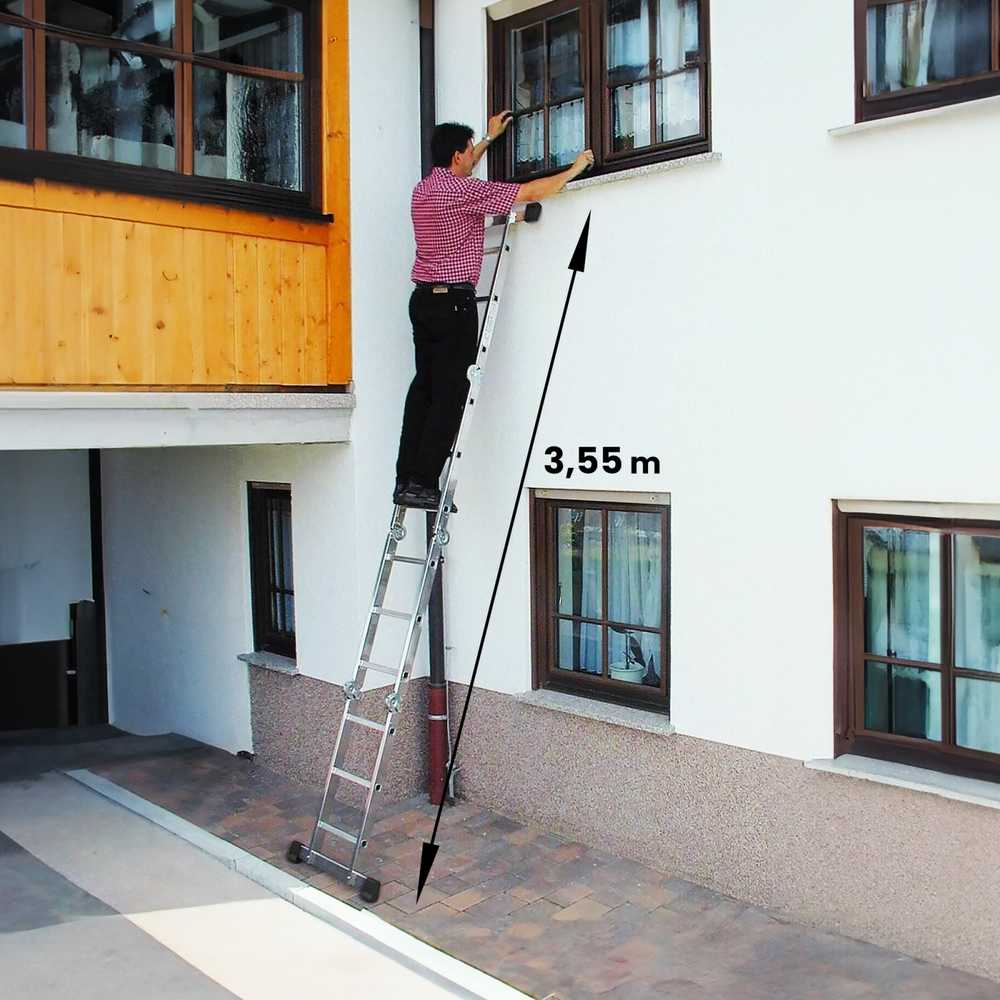 G21 EXTRALINK kopėčios PRZEGUBOWA LAD3X4MP 3X4, 3,55 M (+PLATFORMA)