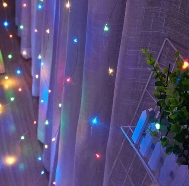Extralink | LED šviesos užuolaida | 3x3m, 300x LED, šaltai balta, Kalėdinė, dekoracija