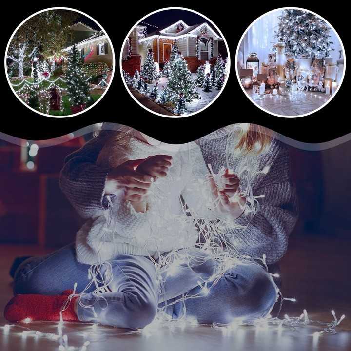 Extralink | Kalėdų eglutės lemputės | Kalėdos, 21,7 m, 300 LED, lauko, vidaus, šaltai balta
