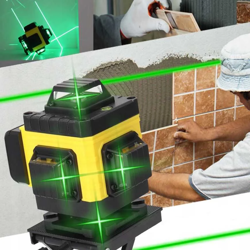 Extralink | Lazerinis nivelyras | 4D lazerio kryžminis plokštumos nivelyras