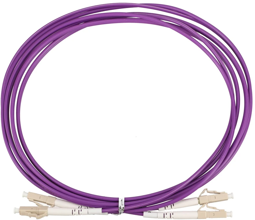 „Extralink“ LC/UPC-LC/UPC jungiamasis laidas, daugiamodis, OM4, dvipusis, 3 mm, 3 m