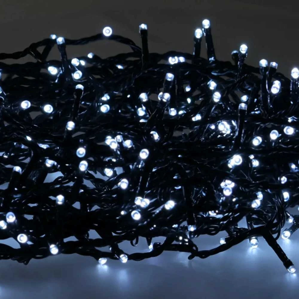 Extralink Kalėdinės LED girliandos, 200 LED, šaltai balta šviesa, 10 m