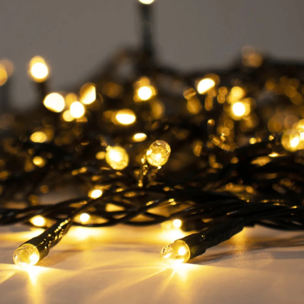 Extralink LED girlianda, 200 LED, 13 m, šiltai balta