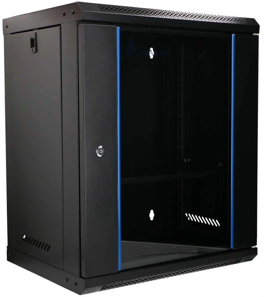 „Extralink Lite“ 12U 530X400 prie sienos montuojama spintelė, juoda