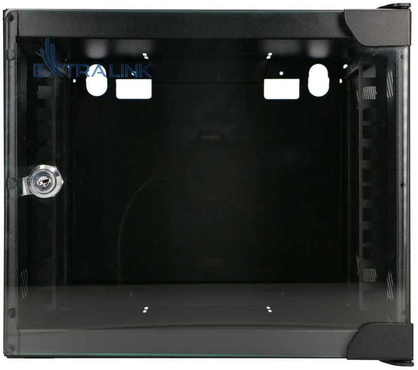 „Extralink Lite“ 4U 10" 280X310 prie sienos montuojama spintelė, juoda