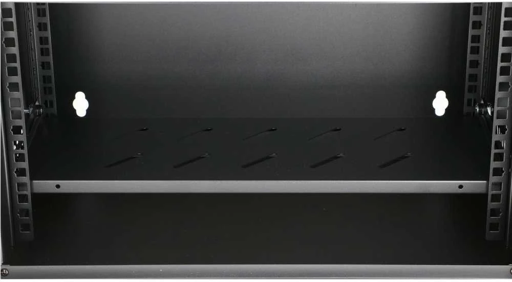 „Extralink Lite“ 6U 530X400 prie sienos montuojama spintelė, juoda