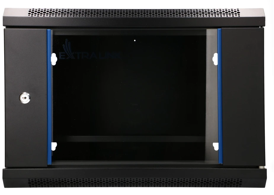„Extralink Lite“ 6U 530X400 prie sienos montuojama spintelė, juoda
