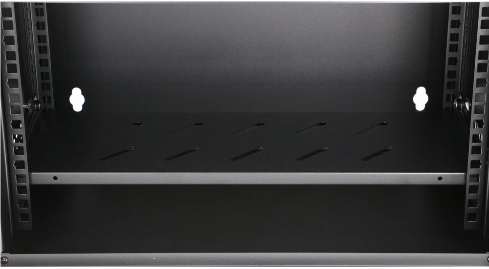 „Extralink Lite“ 6U 530X400 prie sienos montuojama spintelė, juoda